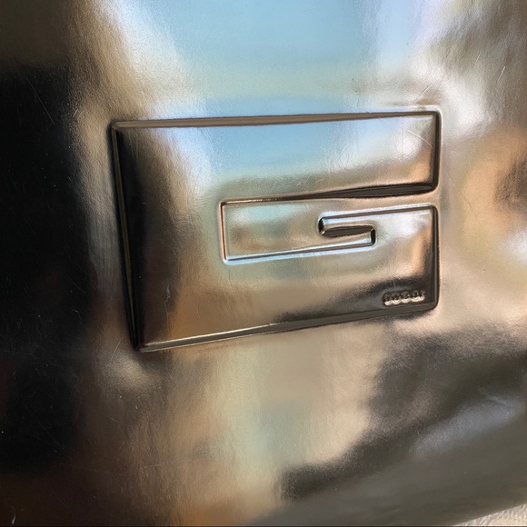 Gucci black leather G logo tote - Picture 6 of 15